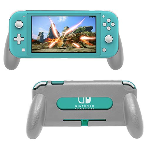 FASTSNAIL Agarre de mano para Nintendo Switch Lite, Comfort Grip Funda de agarre para Switch Lite - Gris