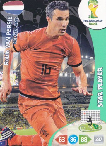 FIFA World Cup 2014 Brazil Adrenalyn XL Robin van Persie Star Player