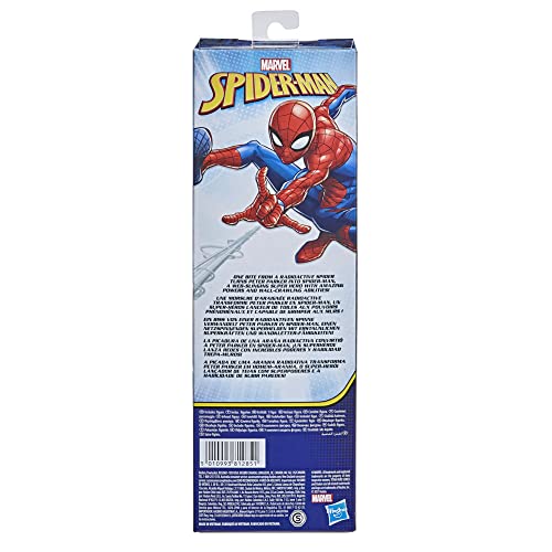 Figura de acción de 30 cm del superhéroe Spider-Man de Marvel Spider-Man Titan Hero Series con Puerto Titan Hero FX