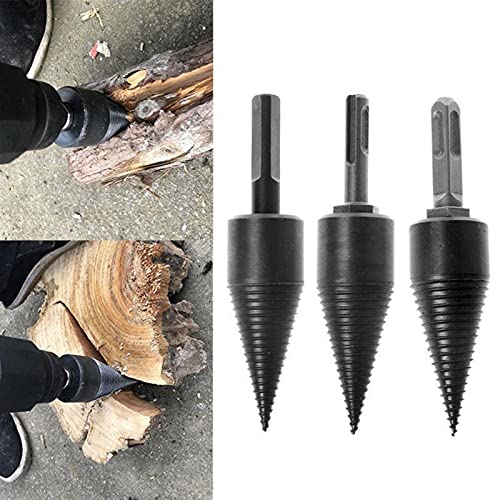 Firewood Splitter TRIM BIT BIT REDOND/HEX/TRIANGLE ShANK CHEAD CONDER STEAMER PUNCH DRIVER PASO PASO TRIM BIT Herramienta de carpintería by LIUSI JUNST