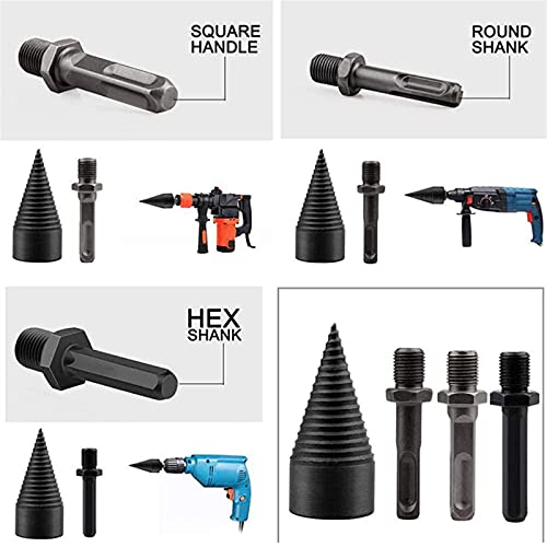 Firewood Splitter TRIM BIT BIT REDOND/HEX/TRIANGLE ShANK CHEAD CONDER STEAMER PUNCH DRIVER PASO PASO TRIM BIT Herramienta de carpintería by LIUSI JUNST