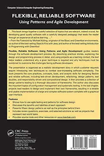 Flexible, Reliable Software: Using Patterns and Agile Development: 3 (Chapman & Hall/CRC Textbooks in Computing)