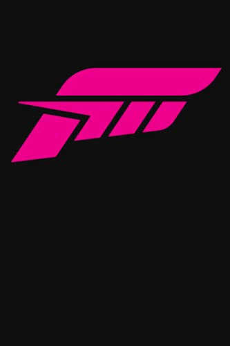 Forza Horizon Icon Notebook: Minimalist Composition Book | 100 pages | 6" x 9" | Collage Lined Pages | Journal | Diary | For Students, Teens, and Kids ... School, College, University, School Supplies