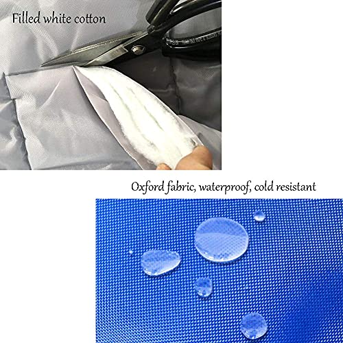 FTFTO -Door Curtain Entryway Panel Waterproof Keep Warm Heat Insulation Cold Protection Windshield Wear-Resistant 2 Styles 26 Sizes (Color : A Size : 100x220cm) (A 130x230cm)