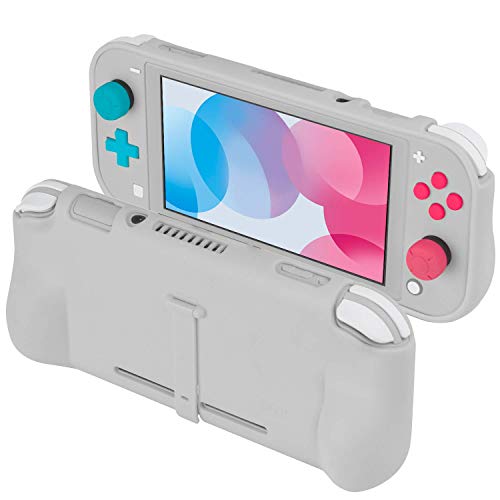 Funda para la Nintendo Switch Lite – Comfort Grip Case, Carcasa protectora con puños de mano rellenos integrados para la parte posterior de la consola Switch Lite, Con soporte plegable - Z&Z Edition