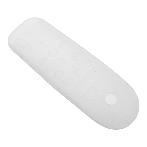 Funda protectora de silicona antideslizante a prueba de polvo suave transparente blanco compatible con Sony PS5 Media Control remoto