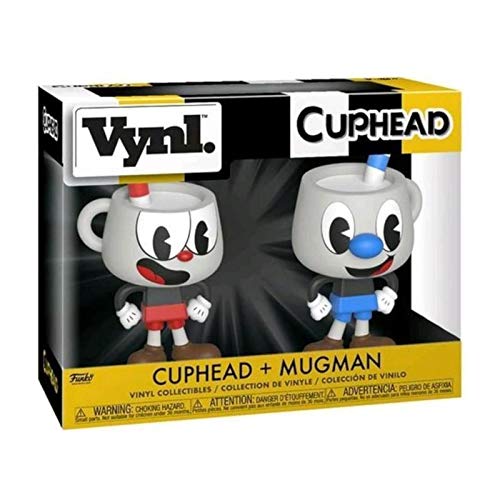 Funko 35262 VYNL 4 Pulgadas 2-Pack: Cuphead: Cuphead & Mugman, Multi