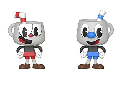Funko 35262 VYNL 4 Pulgadas 2-Pack: Cuphead: Cuphead & Mugman, Multi
