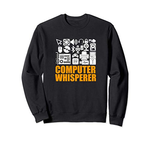Funny Computer Whisperer Storage Cloud Network Guru Gifts Sudadera
