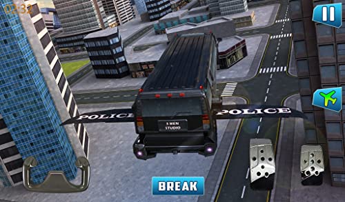 Futuristic flying Limo car games