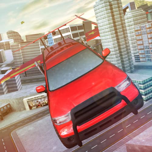 Futuristic flying Limo car games