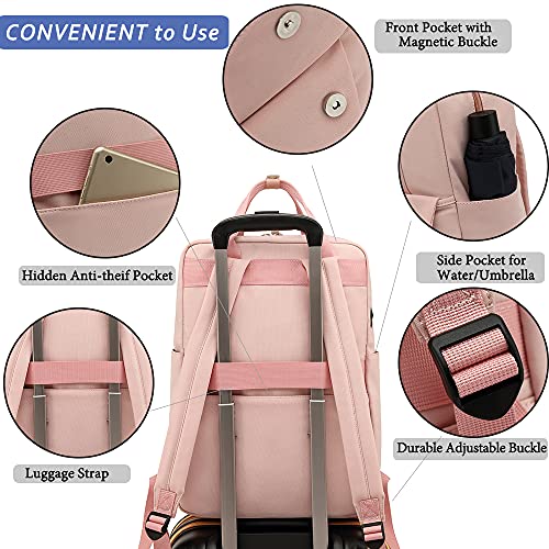 FUXINGYAO Mochila Unisex para Ordenador Portátil de hasta 15.6 PulgadasMochila Portatil Mochila Hombre Mochila del Negocio Trabajo Diario Viaje Escolares,Para los estudios, viajes o trabajo