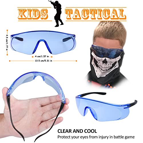 Gafild Kit de Chaleco Táctico para Niños, Chaqueta Táctica para Pistola Nerf Serie Juego de Batalla, con 30 de Espuma Dardos, 2 Quick Reload Clips, 2 muñequera, 2 Máscara, Gafas Protectoras