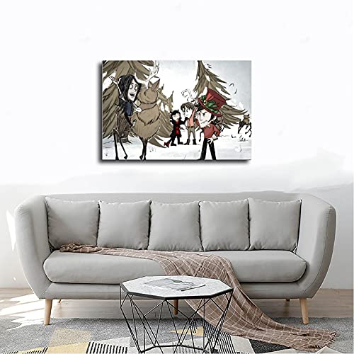 Game Don't Starve 19 - Póster de lienzo para pared (60 x 90 cm)