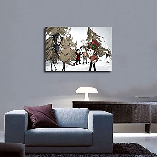Game Don't Starve 19 - Póster de lienzo para pared (60 x 90 cm)