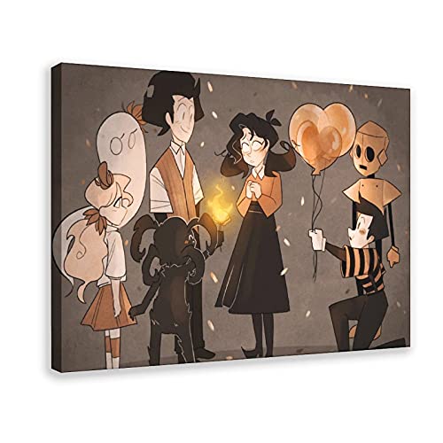 Game Don't Starve 21 - Póster de lona para dormitorio, decoración deportiva, paisaje, oficina, habitación, marco de regalo, 60 x 90 cm