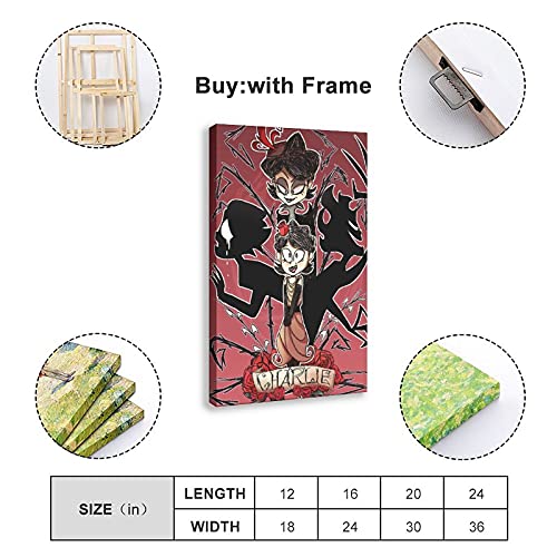 Game Don't Starve 22 - Póster de lienzo para pared (60 x 90 cm)