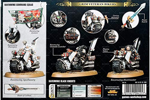 Games Workshop 99120101238" Dark Angels Ravenwing Command Squad Miniatura