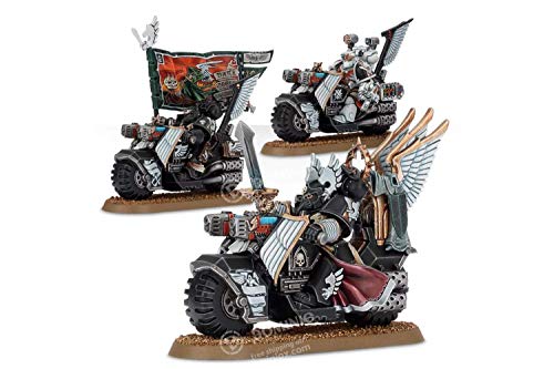 Games Workshop 99120101238" Dark Angels Ravenwing Command Squad Miniatura