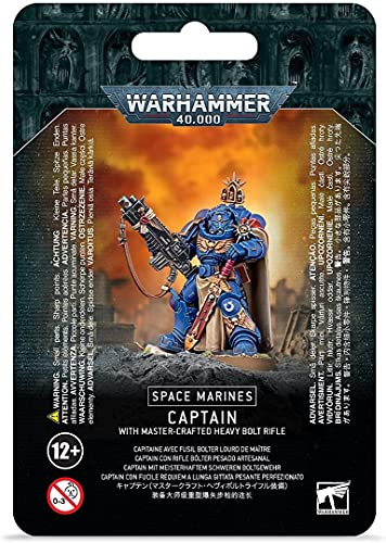 Games Workshop Warhammer 40k - Space Marine Primaris Capitán con Fusil Bolter de Maitre