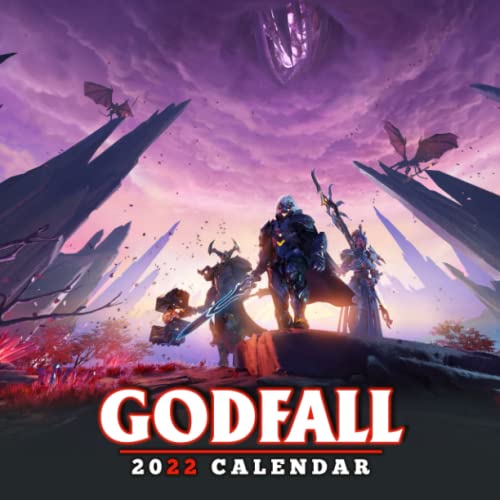 Gearbox Publishing Godfall Ascended Edition Calendar 2022: Special action fiction Games. Planner Gifts boys girls kids. Moon Phases I January 2022 - ... Calendrier12 Months | BONUS 4 Months 2023