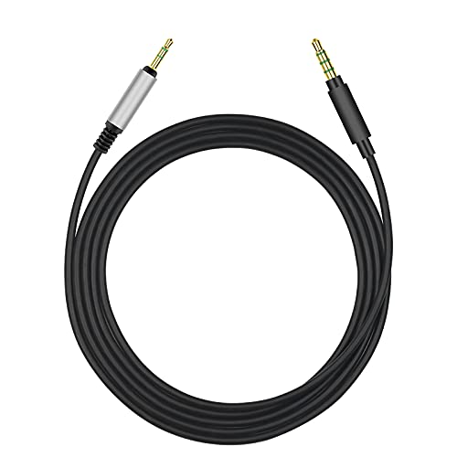 Geekria Cable de Repuesto para Auriculares de Juego para Turtle Beach, Cable de Audio para PS4/Playstation VR/Controlador Xbox One más Reciente con Conector Macho de 3,5 mm a Macho de 2,5 mm