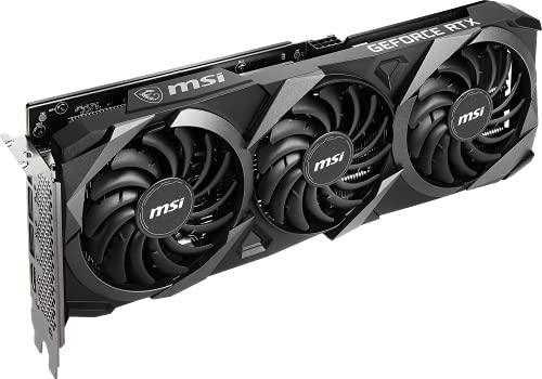 GeForce RTX 3060 Ventus 3X 12G OC - Tarjeta Gráfica Enthusiast Gaming (TORX Fan 3.0, 192 bit, PCI Express Gen 4, DisplayPort v1.4a, HDMI 2.1, Zero Frozr, Resolución 1440p, Ray Tracing)