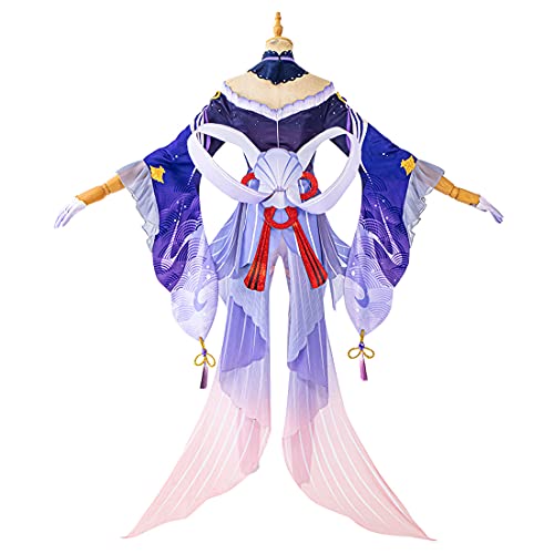Genshin Impact - Disfraz de cosplay de IKAO Sangonomiya Kokomi, juego de disfraz de cosplay para adultos y niños, talla M