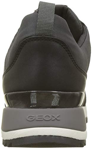 Geox D Aneko B ABX A, Zapatillas, Gris (Gun/Dk Grey C1g9f), 35 EU