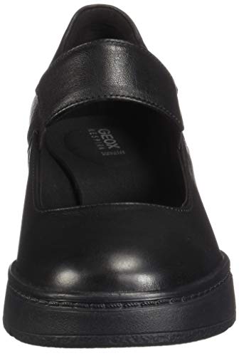 Geox D ASCYTHIA A, Mary Jane Mujer, Negro (Black C9999), 37 EU