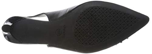 Geox D BIBBIANA A, Zapatos de Talón Abierto Mujer, Negro (Black C9999), 40 EU