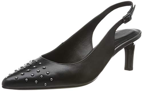 Geox D BIBBIANA A, Zapatos de Talón Abierto Mujer, Negro (Black C9999), 40 EU