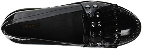 Geox D BLENDA B Mocasines Mujer, Negro (Black C9999), 35 EU