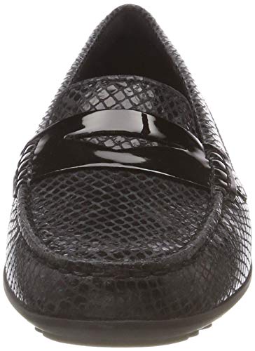 Geox D Elidia A, Mocasines, (Black C9999), 35 EU