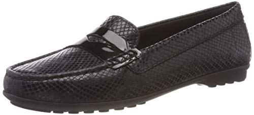 Geox D Elidia A, Mocasines, (Black C9999), 35 EU