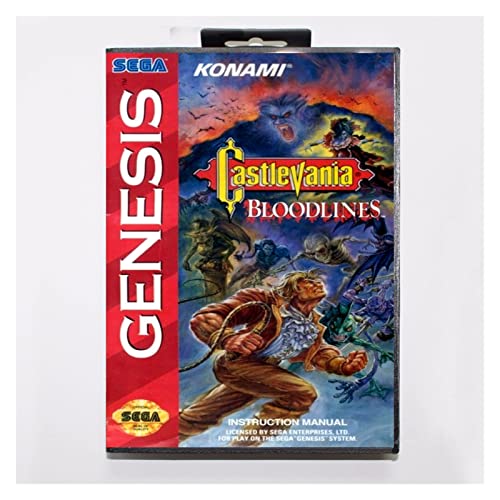 GF Las Nuevas Generaciones/líneas de Sangre/Asesino de Vampiros 16 bits Maryland Tarjeta de Juego con Ajuste de la Caja al por Menor for Sega Mega Drive Fit for Génesis GJF