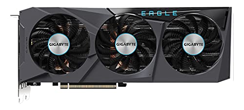 GIGABYTE Tarjeta gráfica GeForce RTX 3070 Ti Eagle OC 8G, sistema de refrigeración WINDFORCE 3X, 8GB 256-bit GDDR6X, GV-N307TEAGLE OC-8GD tarjeta de video