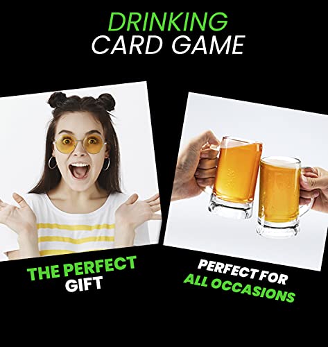 Glop Truth - Truth or Drink - Drinking Games - Drinking Games for Adults Party - Adult Board Game - Fun Card Games - Gift for Men and Women