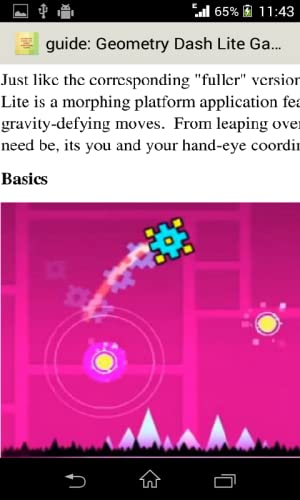 guide for GEOMETRY DASH LITE ONLINE