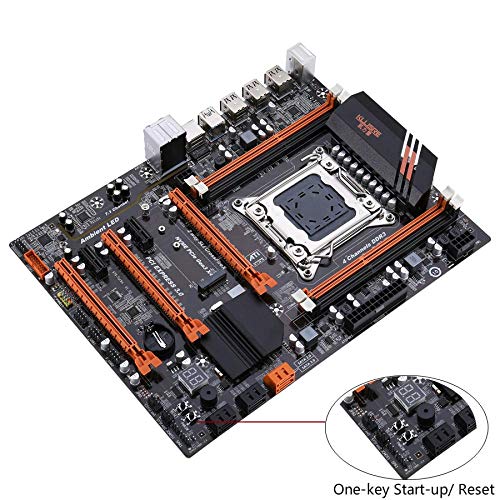 GUOJIAYI Kllisre X79 juego de placas base con Xeon E5 2689 4x8GB=32GB 1600MHz DDR3 ECC memoria REG ATX USB3.0 SATA3 PCI-E NVME M.2 SSD