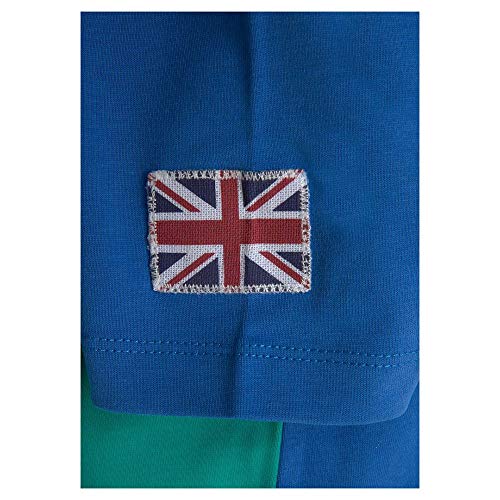 Hackett PC Panel UJK RBY B Camisa Polo, 545BRIGHT Blue, K07 para Niños