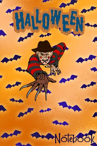 Halloween Notebook | Horror Halloween | Personalized Journal, Blank Notebook