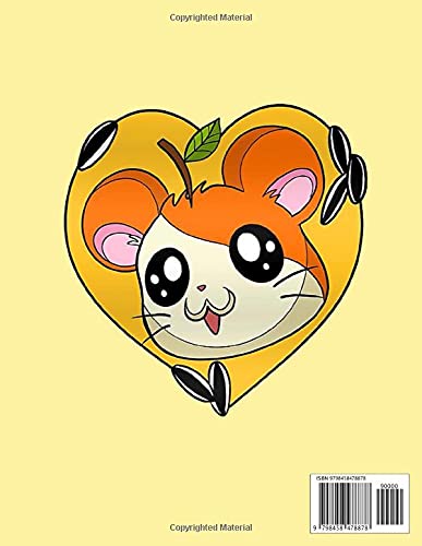 Hamtaro Coloring Book: Great Coloring Book for Children And Adults Who Love Hamtaro Relaxation