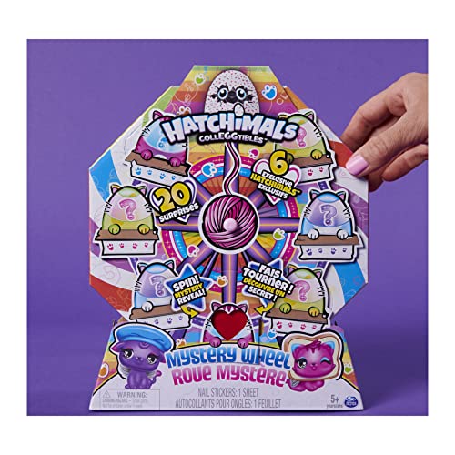 Hatchimals CollEGGtibles - Rueda de Misterio para Gatos con 20 sorpresas para Abrir, para niños de 5 años en adelante