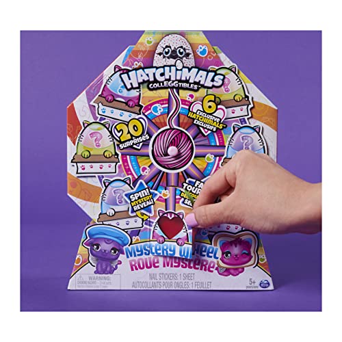 Hatchimals CollEGGtibles - Rueda de Misterio para Gatos con 20 sorpresas para Abrir, para niños de 5 años en adelante