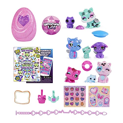 Hatchimals CollEGGtibles - Rueda de Misterio para Gatos con 20 sorpresas para Abrir, para niños de 5 años en adelante
