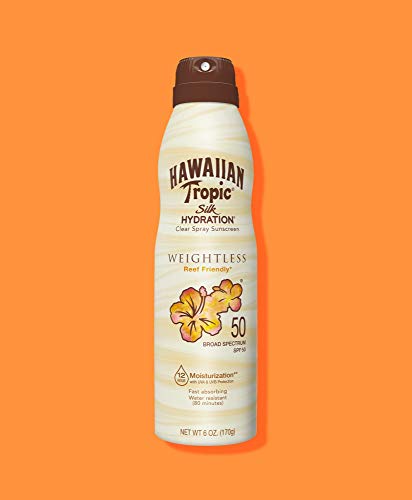 Hawaiian Tropic Bruma Silk Hydration Air Soft SPF 50 - Loción Solar Protectora en Spray de Vaporización , Resistente al Agua hasta 12 Horas , Bruma Solar de 220 ml