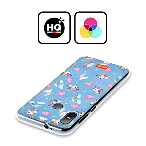 Head Case Designs Licenciado Oficialmente Emoji® Unicornio Rainbow BFF Brillantes Y Pasteles Carcasa de Gel de Silicona Compatible con HTC U Play/Alpine