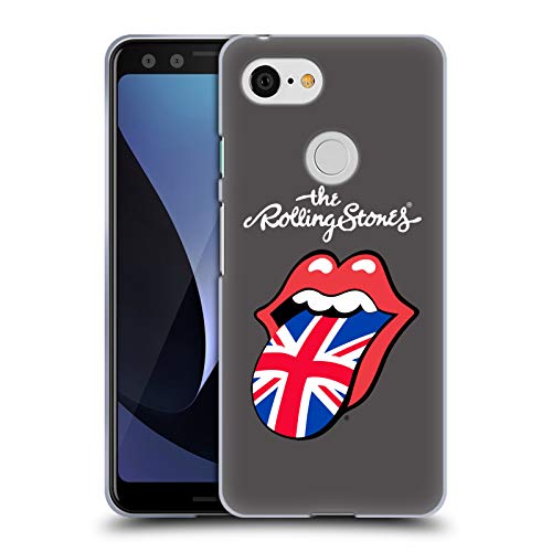 Head Case Designs Licenciado Oficialmente The Rolling Stones United Kingdom Lameduras Internacionales 1 Carcasa de Gel de Silicona Compatible con Google Pixel 3