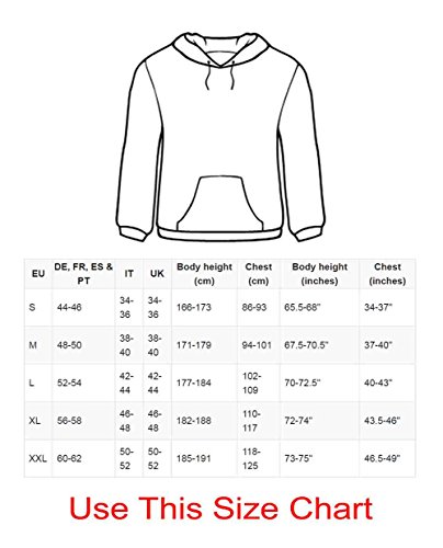 Hielo y Fuego Calamar Unisexo Hombre Mujer Sudadera con Capucha Pullover Gris Tamaño S Men's Women's Hoodie Sweatshirt Grey Small Size S